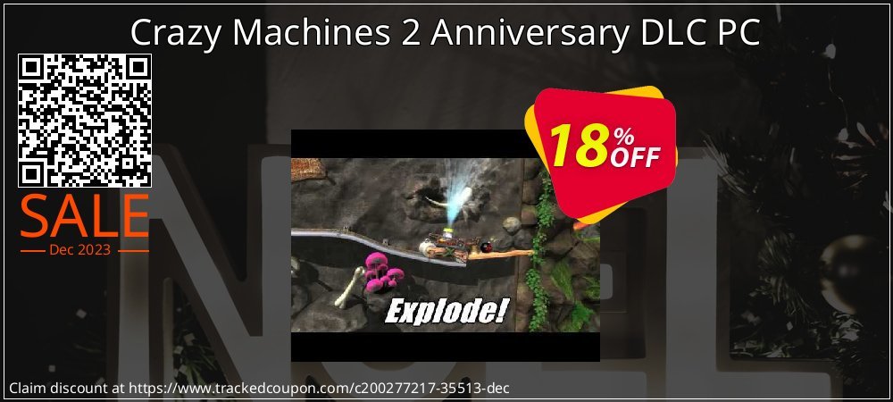 Crazy Machines 2 Anniversary DLC PC coupon on National Pizza Party Day discount