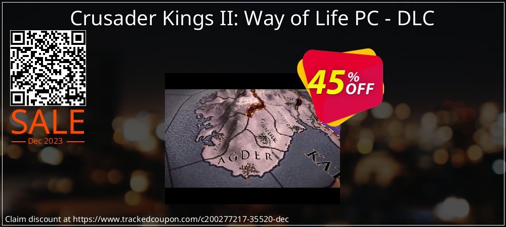 Crusader Kings II: Way of Life PC - DLC coupon on National Walking Day sales