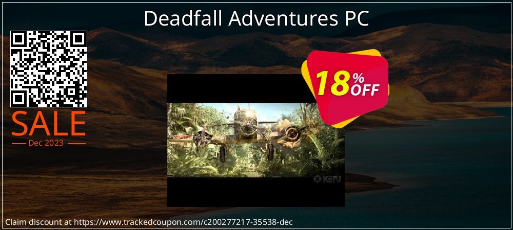 Deadfall Adventures PC coupon on Constitution Memorial Day deals