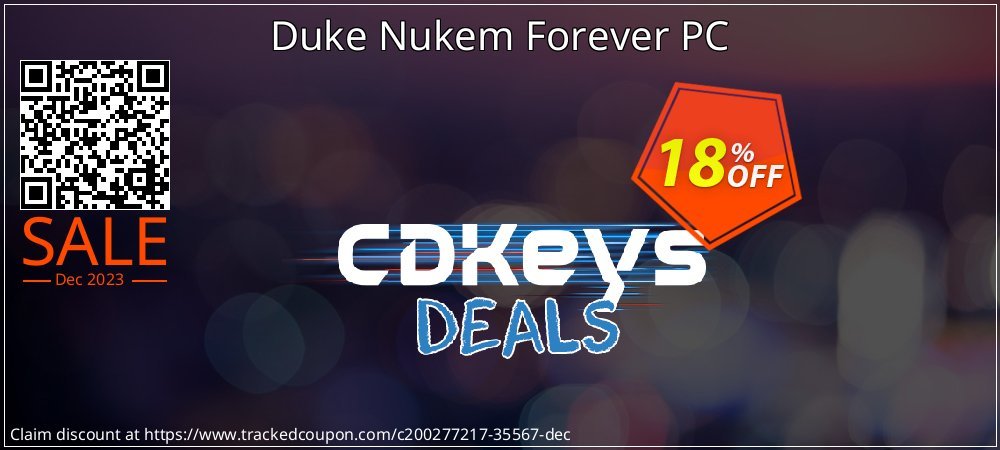 Duke Nukem Forever PC coupon on Working Day discount