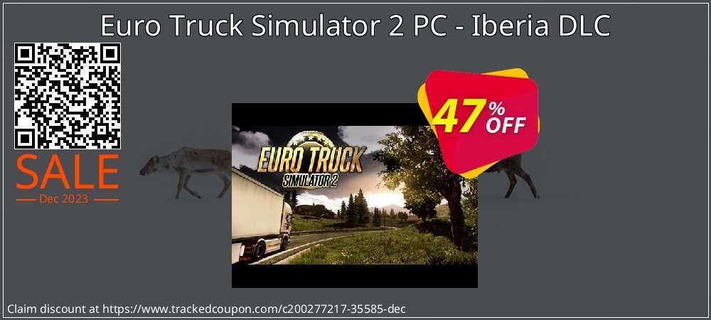 Euro Truck Simulator 2 PC - Iberia DLC coupon on National Walking Day offer