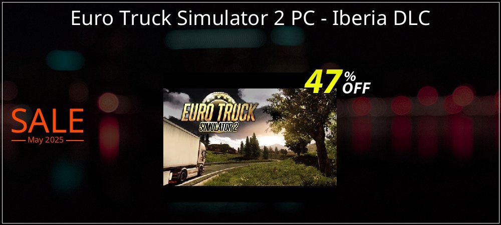 Euro Truck Simulator 2 PC - Iberia DLC coupon on National Walking Day offer