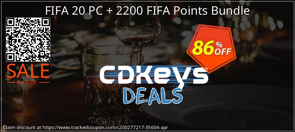 FIFA 20 PC + 2200 FIFA Points Bundle coupon on April Fools' Day offer