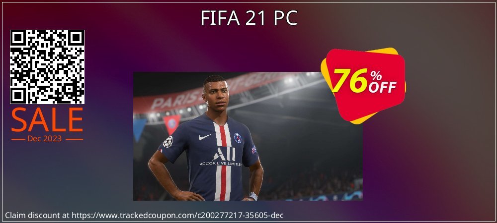 FIFA 21 PC coupon on National Walking Day offering discount