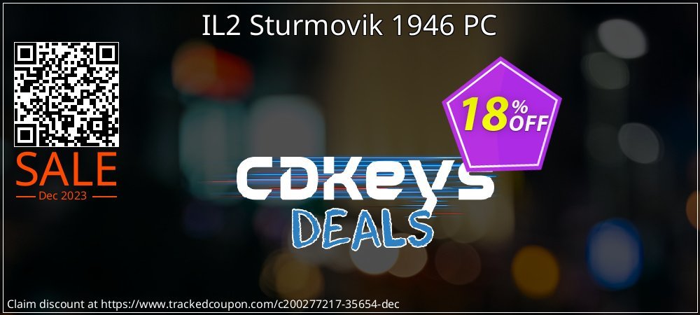 IL2 Sturmovik 1946 PC coupon on Earth Hour discounts