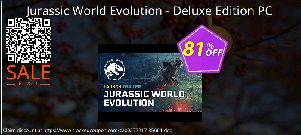 Jurassic World Evolution - Deluxe Edition PC coupon on Tell a Lie Day sales