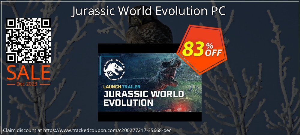 Jurassic World Evolution PC coupon on Easter Day offering discount
