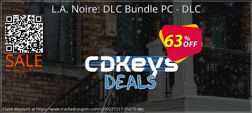 L.A. Noire: DLC Bundle PC - DLC coupon on World Backup Day deals