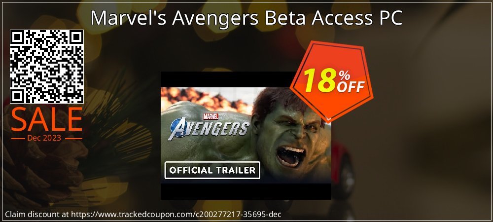Marvel's Avengers Beta Access PC coupon on Mother's Day offering sales