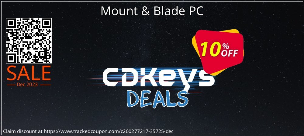 Mount & Blade PC coupon on World Population Day deals