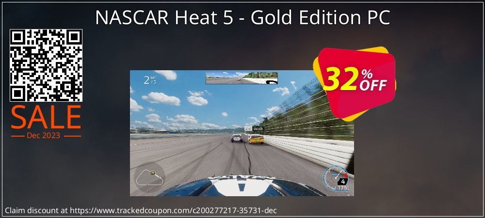 NASCAR Heat 5 - Gold Edition PC coupon on National Loyalty Day offering sales