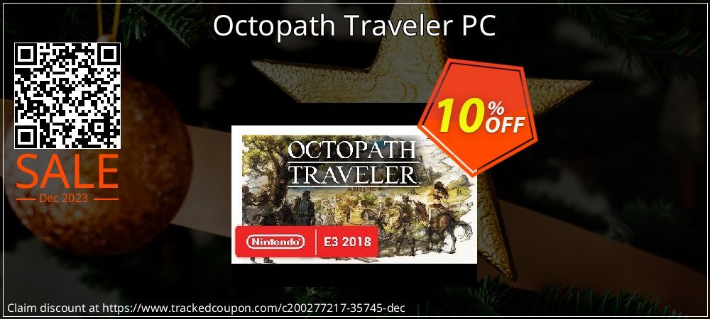 Octopath Traveler PC coupon on National Walking Day sales