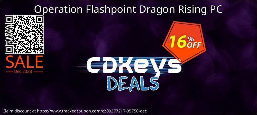 Operation Flashpoint Dragon Rising PC coupon on Video Game Day promotions