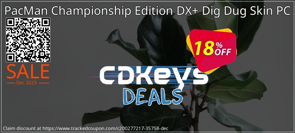 PacMan Championship Edition DX+ Dig Dug Skin PC coupon on Easter Day offering discount