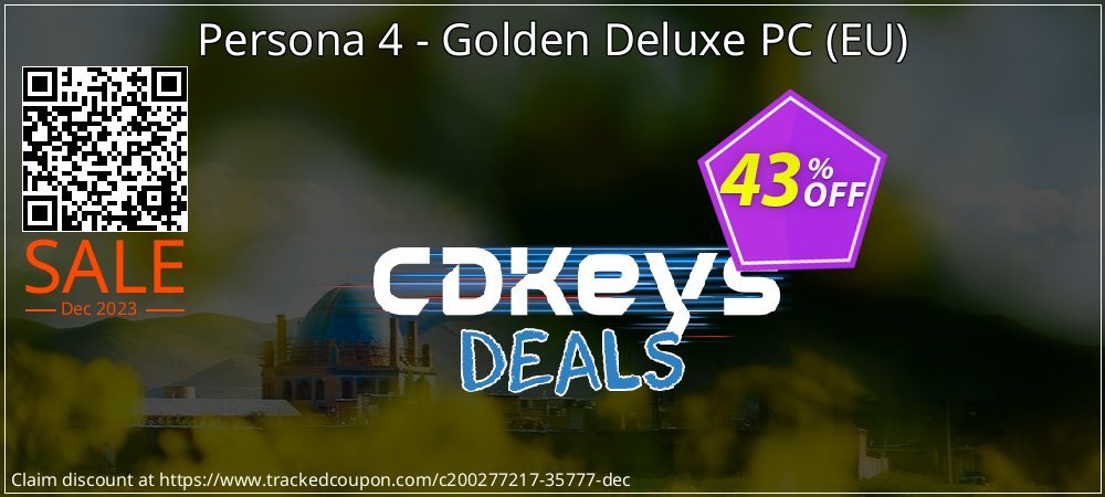 Persona 4 - Golden Deluxe PC - EU  coupon on Working Day super sale