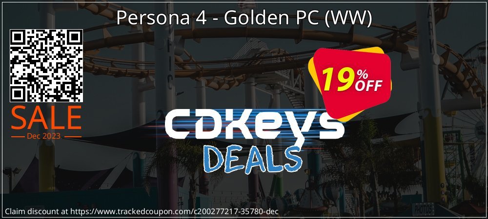 Get 13% OFF Persona 4 - Golden PC (WW) promotions