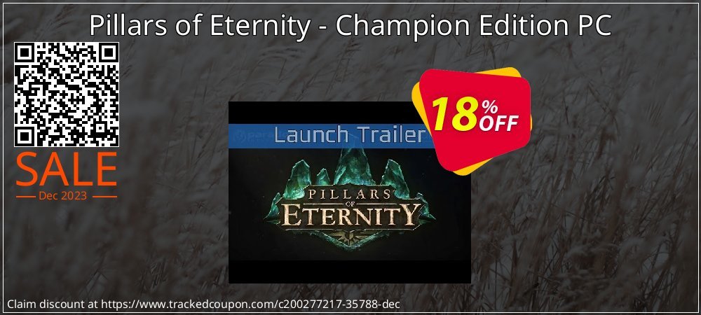 Pillars of Eternity - Champion Edition PC coupon on Easter Day discounts