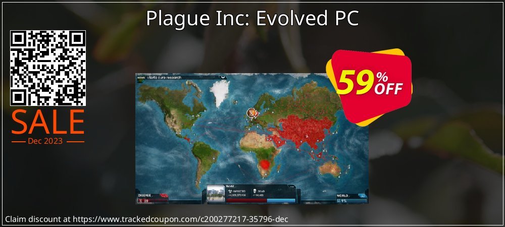 Plague Inc: Evolved PC coupon on National Loyalty Day discounts