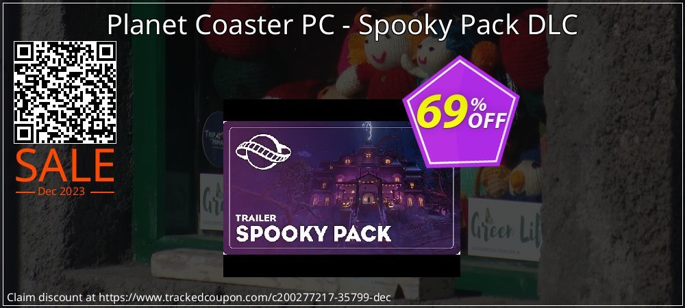 Planet Coaster PC - Spooky Pack DLC coupon on Tell a Lie Day sales