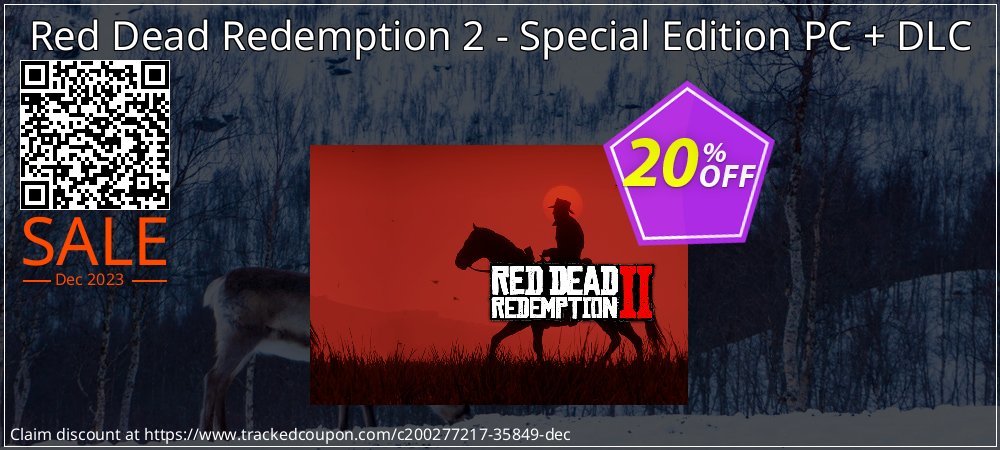 Red Dead Redemption 2 - Special Edition PC + DLC coupon on Tell a Lie Day offering sales