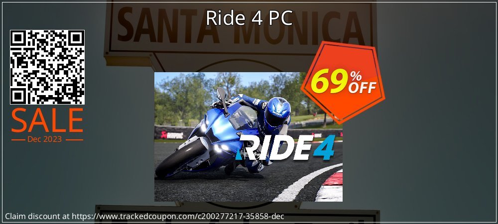 Ride 4 PC coupon on Easter Day offering sales