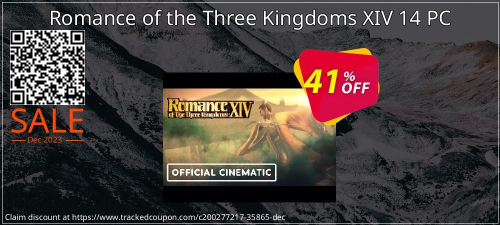 Romance of the Three Kingdoms XIV 14 PC coupon on National Walking Day discount