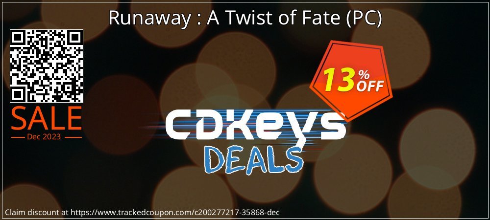 Runaway : A Twist of Fate - PC  coupon on National Pizza Party Day discounts