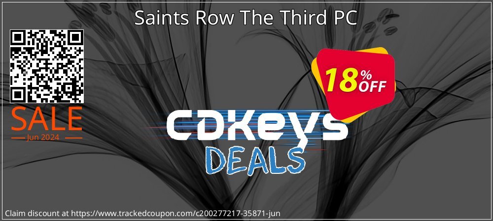 Saints Row The Third PC coupon on World Whisky Day deals