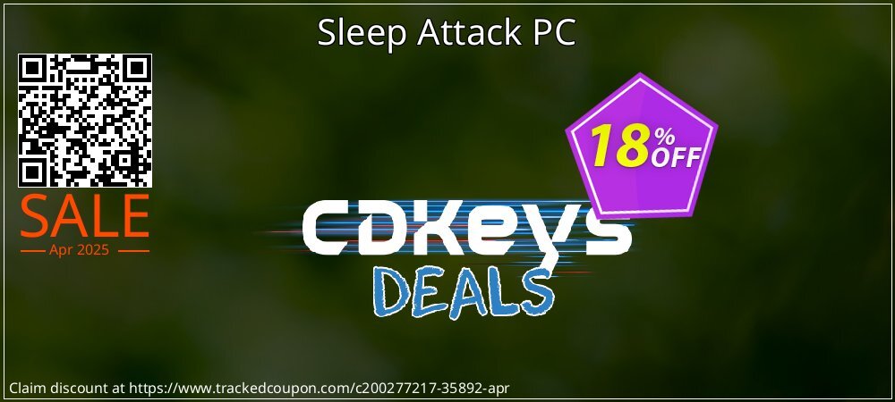 Sleep Attack PC coupon on Working Day offering discount