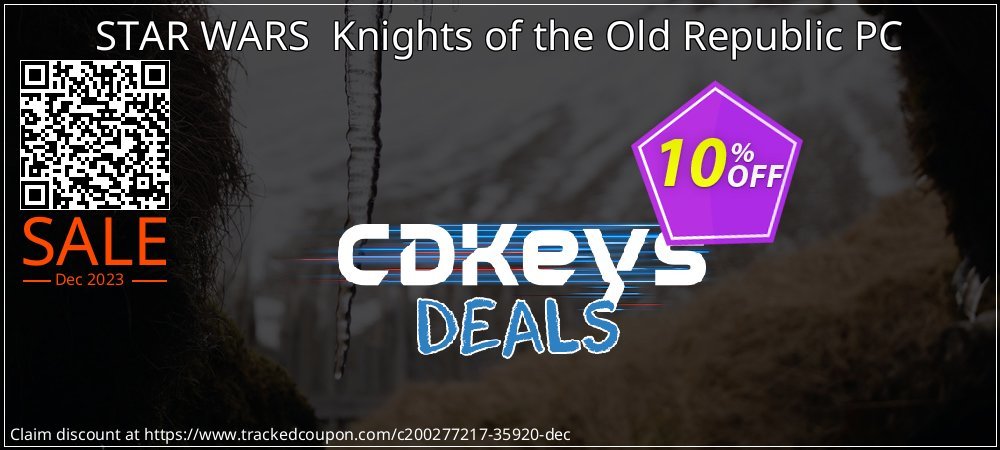 STAR WARS  Knights of the Old Republic PC coupon on National Walking Day offering discount
