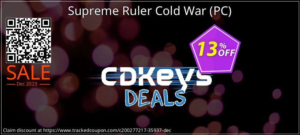 Supreme Ruler Cold War - PC  coupon on Working Day offering discount