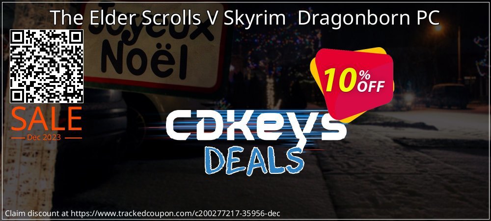 The Elder Scrolls V Skyrim  Dragonborn PC coupon on World Party Day offering discount