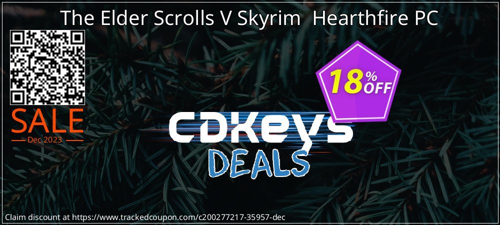 The Elder Scrolls V Skyrim  Hearthfire PC coupon on April Fools Day offering discount