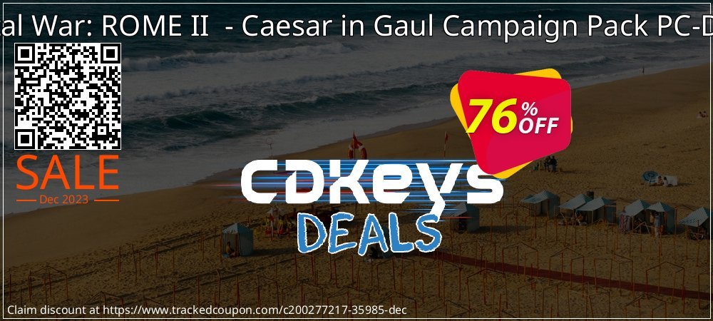 Total War: ROME II  - Caesar in Gaul Campaign Pack PC-DLC coupon on National Walking Day super sale