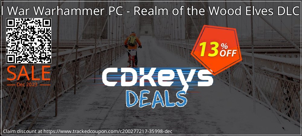 Total War Warhammer PC - Realm of the Wood Elves DLC - EU  coupon on Virtual Vacation Day sales