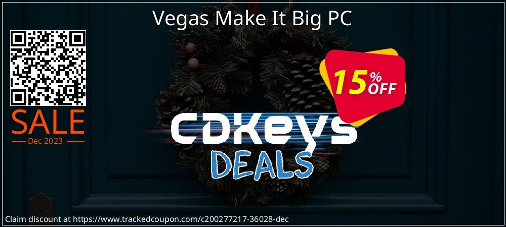 Vegas Make It Big PC coupon on Easter Day offering discount