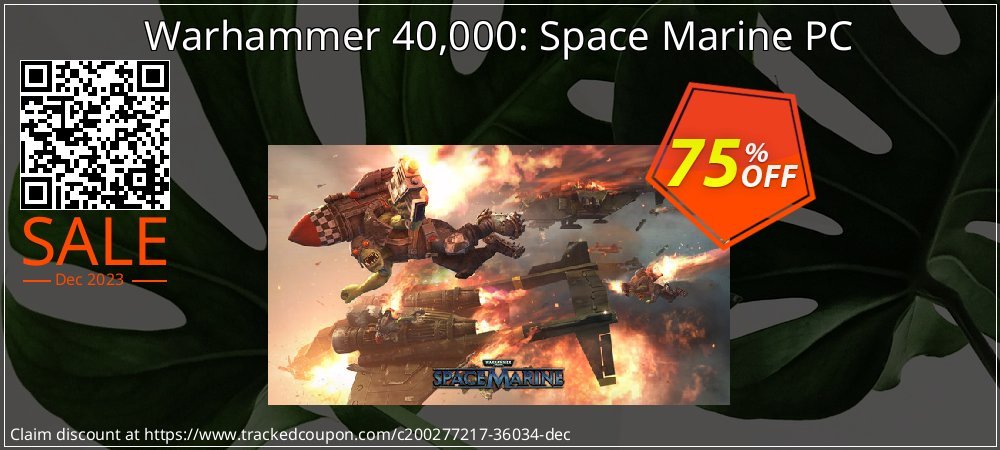 Warhammer 40,000: Space Marine PC coupon on Tell a Lie Day deals