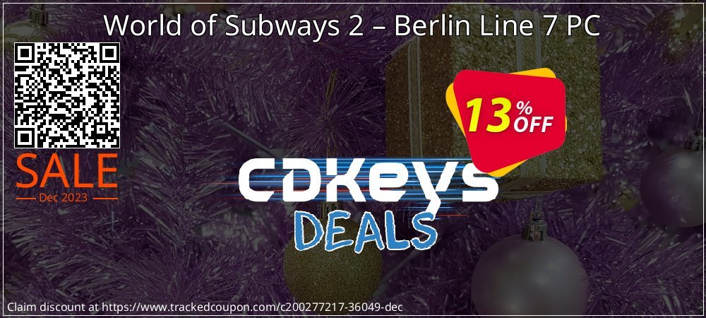 World of Subways 2 – Berlin Line 7 PC coupon on April Fools' Day super sale
