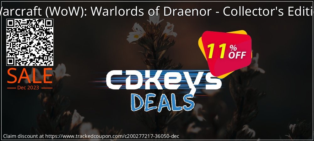 World of Warcraft - WoW : Warlords of Draenor - Collector's Edition PC/Mac coupon on National Walking Day promotions