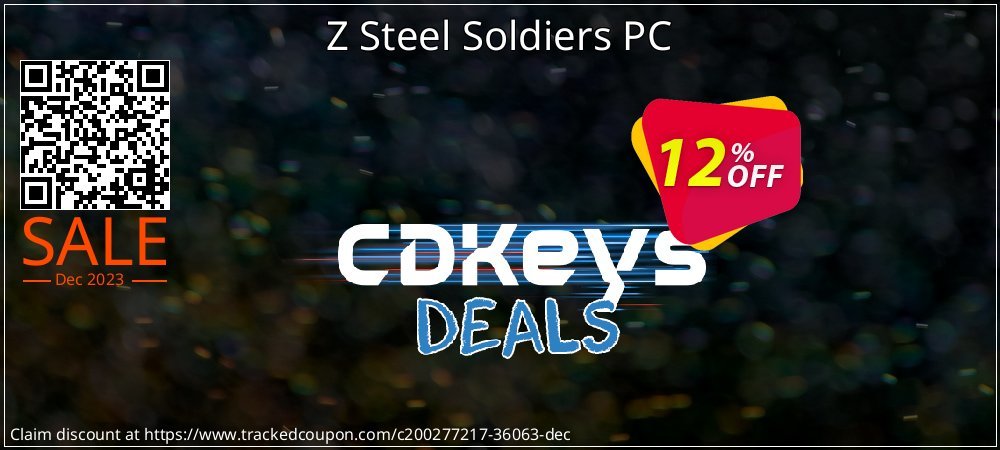 Z Steel Soldiers PC coupon on National Pizza Party Day offering discount
