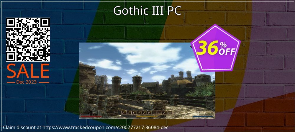 Gothic III PC coupon on National Smile Day discounts
