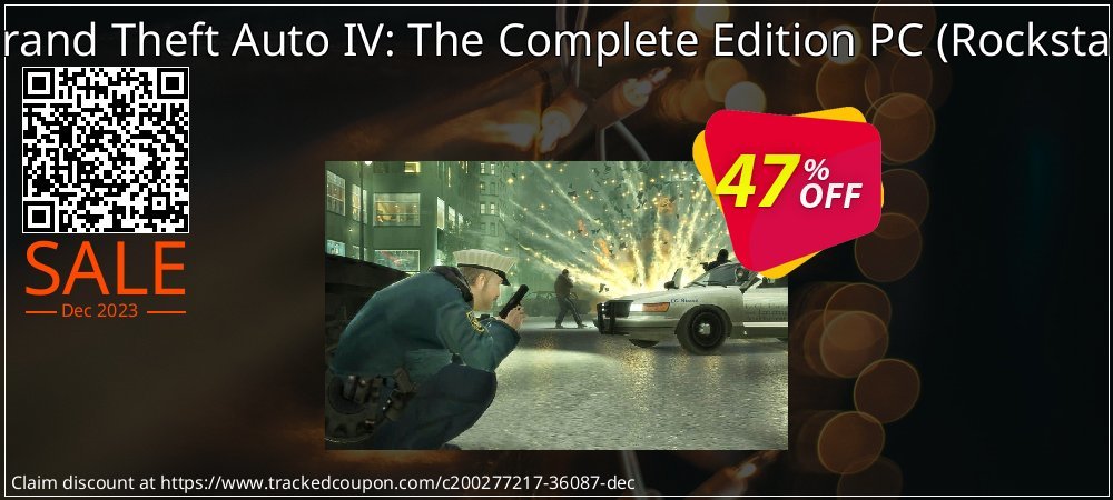 Grand Theft Auto IV: The Complete Edition PC - Rockstar  coupon on Working Day deals