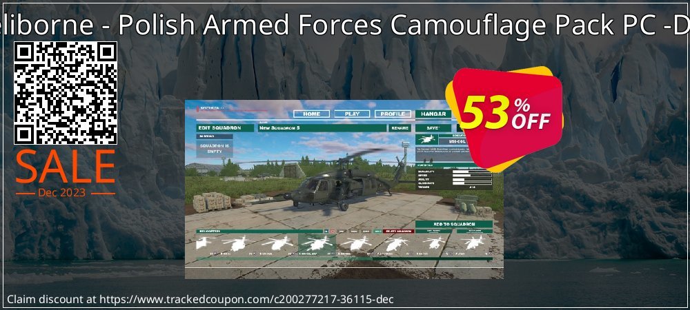 Get 44% OFF Heliborne - Polish Armed Forces Camouflage Pack PC -DLC offering sales
