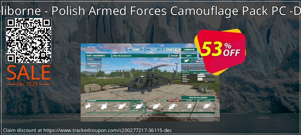 Heliborne - Polish Armed Forces Camouflage Pack PC -DLC coupon on National Walking Day deals