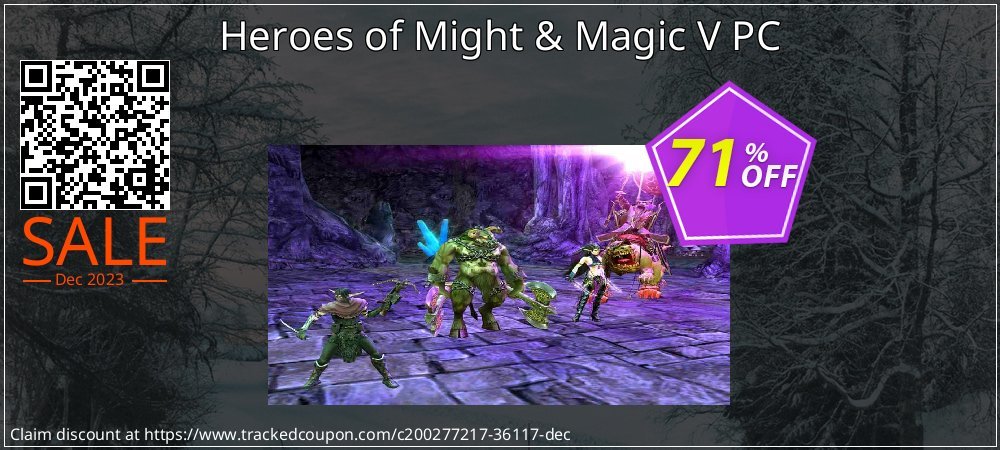 Heroes of Might & Magic V PC coupon on National Memo Day offering discount