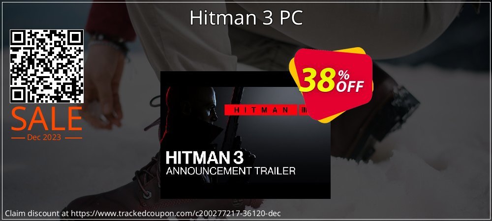 Hitman 3 PC coupon on National Walking Day super sale