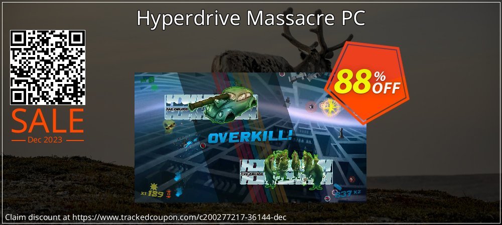 Hyperdrive Massacre PC coupon on National Smile Day offering discount