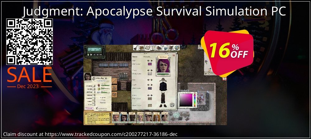 Judgment: Apocalypse Survival Simulation PC coupon on National Loyalty Day deals
