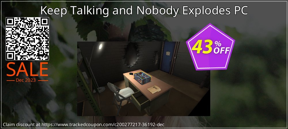 Keep Talking and Nobody Explodes PC coupon on Working Day discounts