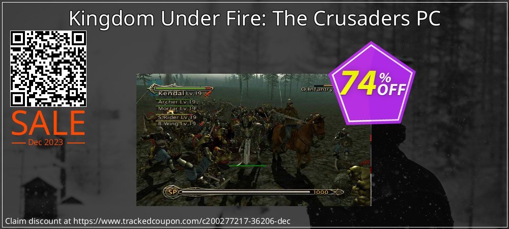 Kingdom Under Fire: The Crusaders PC coupon on World Whisky Day discount